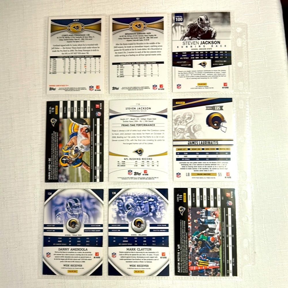 St. Louis Rams Trading Cards - Picture 4 of 6